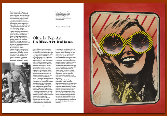Rivista 103_Oltre la Pop Art. La Mec-Art italiana Rivista 103_La Mec-Art italiana