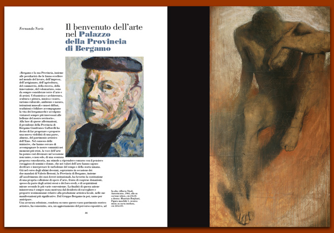Rivista 105_Il benvenuto dell'arte nel Palazzo della Provincia di Bergamo Rivista 105_Il benvenuto dell'arte nel Palazzo della Provincia di Bergamo