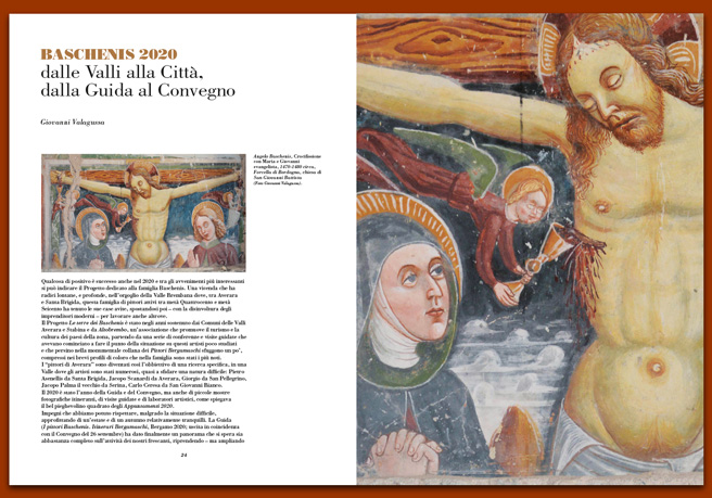 Rivista 105_Baschenis 2020. Dalle Valli alla Città, dalla Guida al Convegno Rivista 105_Baschenis 2020