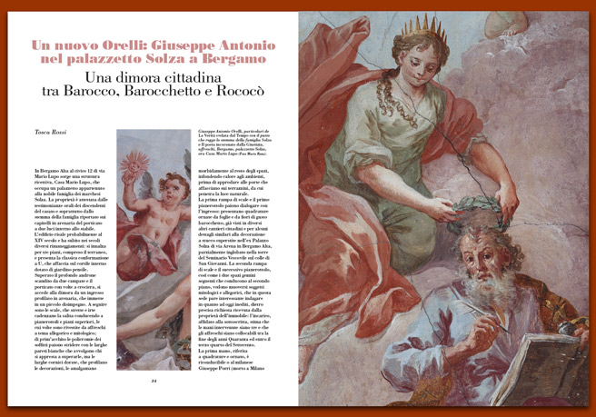 Rivista 105_Un nuovo Orelli: Giuseppe Antonio nel palazzetto Solza a Bergamo Rivista 105_Un nuovo Orelli a Bergamo