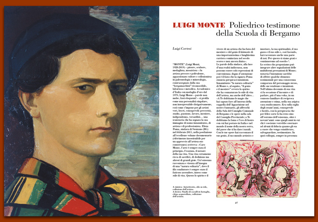 Rivista 107_Luigi Monte. Poliedrico testimone della Scuola di Bergamo Rivista 107_Luigi Monte. Poliedrico testimone della Scuola di Bergamo