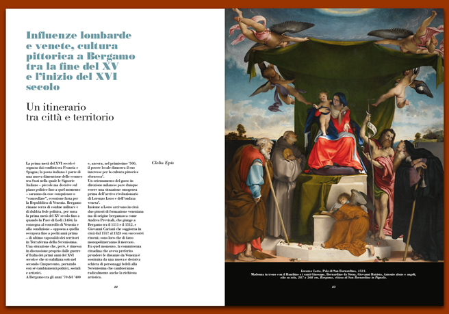 Rivista 108_Influenze lombarde e venete, cultura pittorica a Bergamo tra la fine del XV e l'inizio del XVI secolo Rivista 108_Influenze lombarde e venete, cultura pittorica a Bergamo tra la fine del XV e l'inizio del XVI secolo