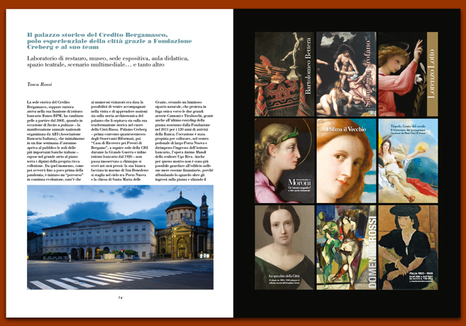 Rivista 108_Il palazzo storico del Credito Bergamasco Rivista 108_Il palazzo storico del Credito Bergamasco