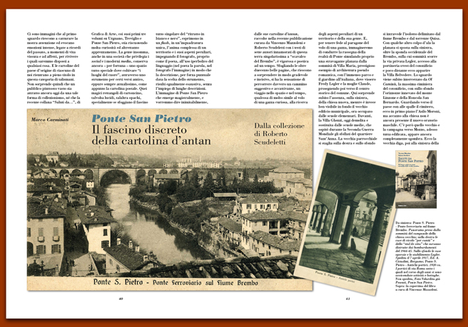 Rivista 109_Ponte San Pietro. Il fascino discreto della cartolina d'antan Rivista 109_Ponte San Pietro. Il fascino discreto della cartolina d'antan