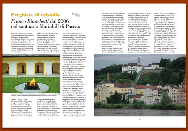 Rivista 111_Franco Bianchetti a Passau Rivista 111_Franco Bianchetti a Passau