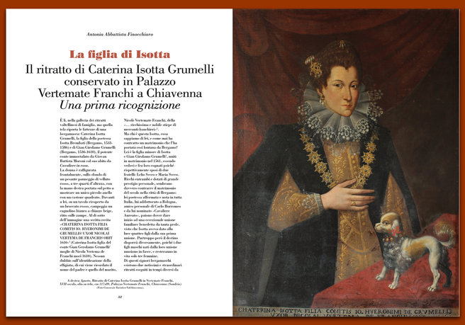 Rivista 111_Il ritratto di Caterina Isotta Grumelli a Chiavenna Rivista 111_Il ritratto di Caterina Isotta Grumelli a Chiavenna