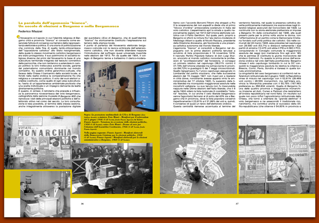 Rivista 112_Bergamo 900. La vita_Federico Mazzei Rivista 112_Bergamo 900. La vita_Un secolo di elezioni a Bergamo e nella Bergamasca