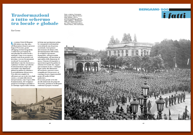 Rivista 112_Bergamo 900. I fatti_Lia Corna Rivista 112_Bergamo 900. I fatti_Trasformazioni a tutto schermo tra locale e globale
