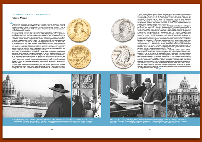 Rivista 112_Bergamo 900. I fatti_Federico Mazzei Rivista 112_Bergamo 900. I fatti_Un artista e il Papa del Concilio