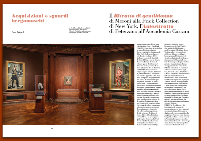 Rivista 114_Moroni alla Frick Collection e Peterzano all'Accademia Carrara