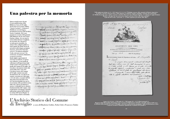 Rivista 114_L'Archivio Storico del Comune di Treviglio