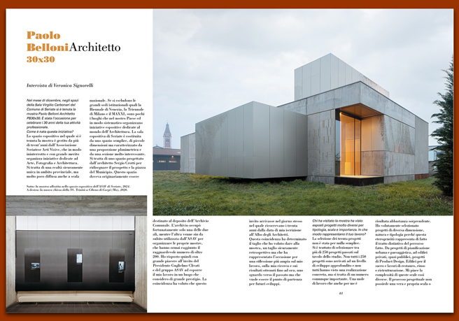 Rivista 121_Paolo Belloni Architetto