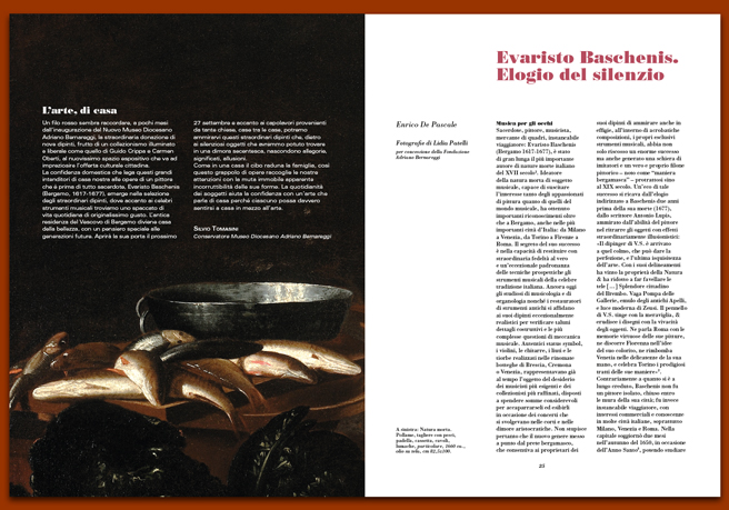 Rivista 122_Evaristo Baschenis_Elogio del silenzio