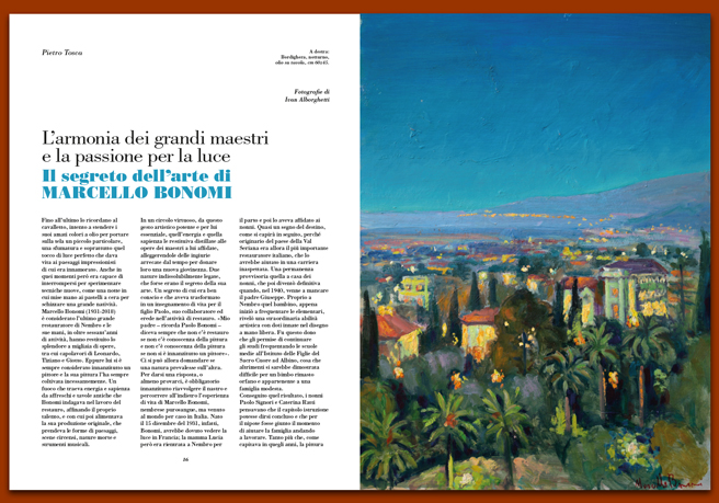 Rivista 123_Il segreto dell'arte di Marcello Bonomi Rivista 123_Il segreto dell'arte di Marcello Bonomi