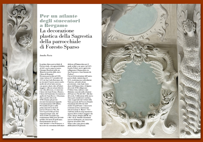 Rivista 123_La Sagrestia della parrocchiale di Foresto Sparso Rivista 123_La Sagrestia della parrocchiale di Foresto Sparso