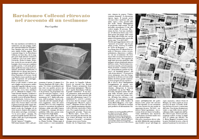 Rivista 124_Bartolomeo Colleoni ritrovato nel racconto di un testimone Rivista 124_Bartolomeo Colleoni ritrovato