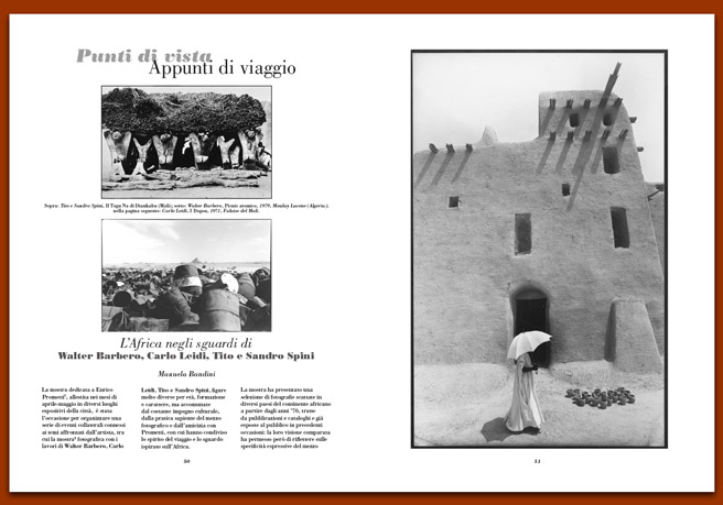 Punti di vista, appunti di viaggio. L'Africa negli sguardi di Walter Barbero, Carlo Leidi, Tito e Sandro Spini