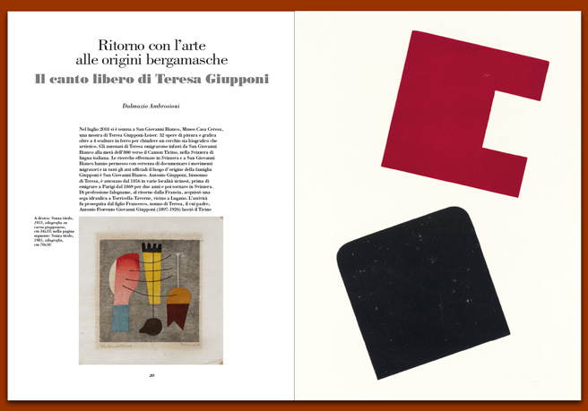 Rivista97_Il canto libero di Teresa Giupponi Rivista97_Teresa Giupponi