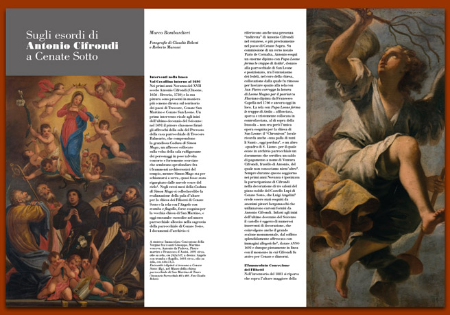 Rivista99_Antonio Cifrondi a Cenate Sotto Rivista99_Antonio Cifroni a Cenate Sotto